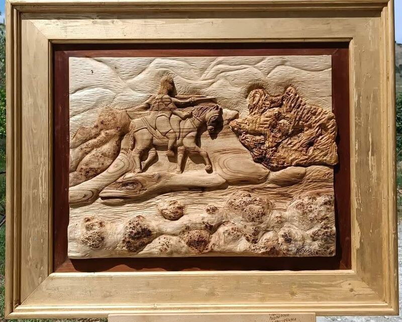 Re Alarico e il Crate - a Sculpture & Installation by Vincenzo Andracchio